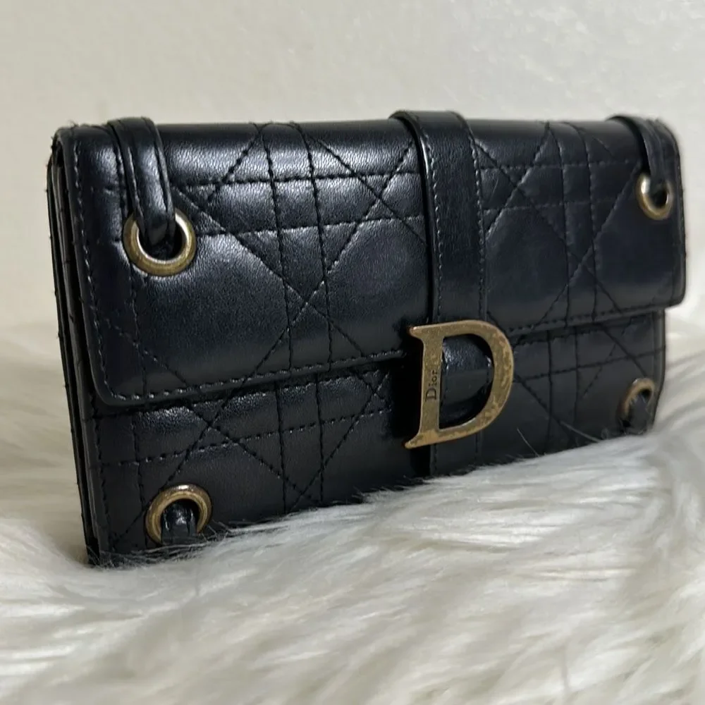💯Authentic Christian Dior Long Wallet 🍀